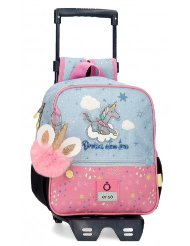 MOCHILA ADAP. C/CARRO 25 CM. ENSO DREAMS COME TRUE